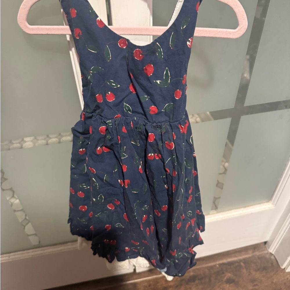 SweetHoney Navy Cherry Print Dress